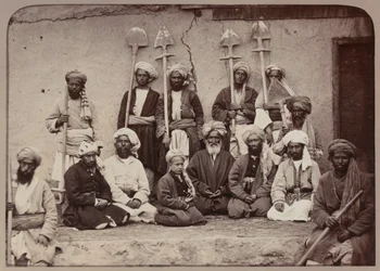 Jordägare och arbetare i Kabul, 1879