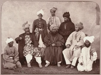 Muhammad Zuhair Khan med Aslam Khan, 1879