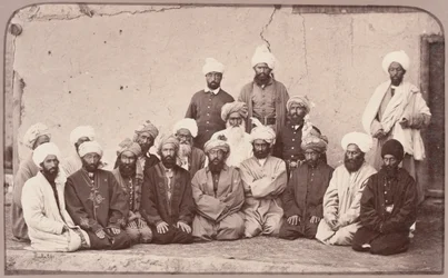 Sirdar Habeeboolah [sic] Gilzai och andra khaner, 1879