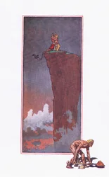 Hungersång, illustration från The Garden of Kama (och andra texter från Indien), 1920