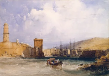 Ingången till Marseilles hamn (wc)