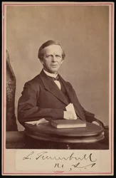 Porträtt av Lyman Trumbull 1813-1896, före 1876.