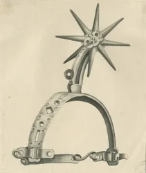 Lichfield - Spur: penn- och sepiateckning, nd [1748-1817] (teckning)