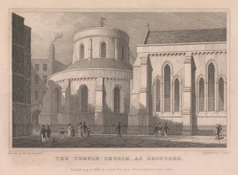 Tempelkyrkan som återställd
