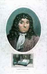 Anton van Leeuwenhoek 1632-1723, holländsk mikroskopist, c1810
