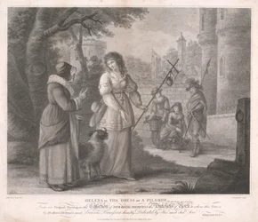 Helena i en pilgrims klänning - "Allt är bra som slutar väl", akt III, scen V