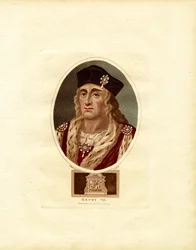 Porträtt av Henrik VII av England