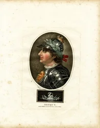 Porträtt av Henrik V.