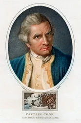Porträtt av James Cook, 1800