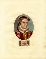 Porträtt av drottning Maria I av England