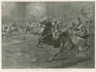 De arabiska ryttarna på Paris Hippodrome, Olympia