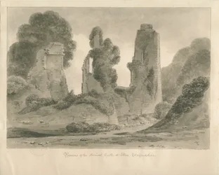 Alton Castle: sepiateckning, 1841