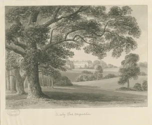 Loxley Park: sepiateckning, 1841