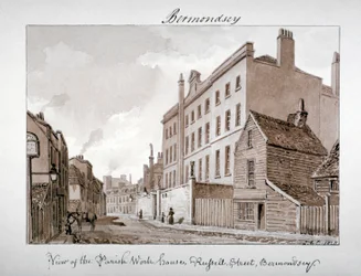 Parish Work House, Tanner Street, Bermondsey, London, 1828.