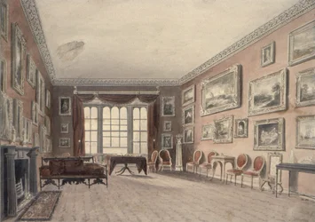 Galleriet på Browsholme, nära Clitheroe, Yorkshire