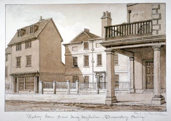 Prästgården, St Mary Magdalen, Bermondsey, London, 1828