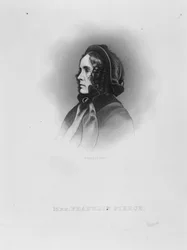 Mrs Franklin Pierce, ca 1886