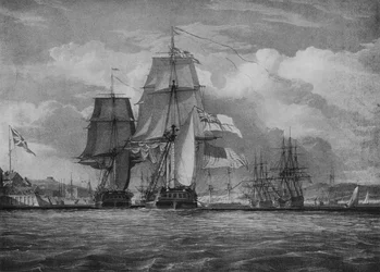Shannon and the Chesapeake, c1814