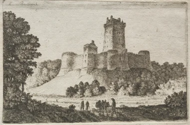 Borthwick Castle från öst