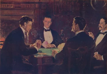 The Whist Players, c1900, c1915