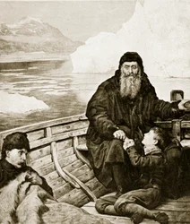 Henry Hudsons sista resa, illustration ur ”Hutchinson