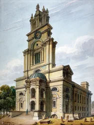 Church of St Anne, Limehouse, London, 1811