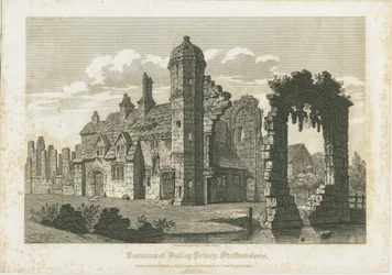 Dudley Priory: gravyr, nd [c 1821]