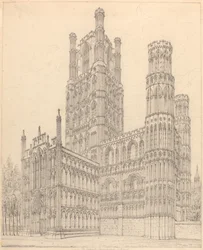 Ely Cathedral, Cambridgeshire, S.W. Se