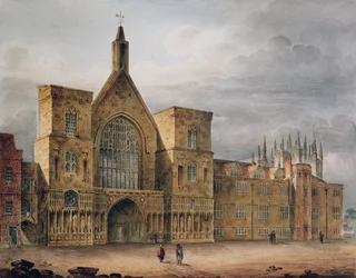 Ingången till Westminster Hall, 1807
