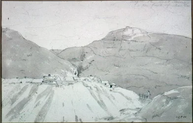 En blygruva vid foten av Mam Tor
