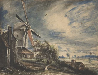 En kvarn nära Colchester, 1833.