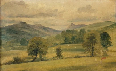 A View in the Lake District (akvarell)