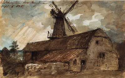 Blatchington Mill nära Brighton, 1825
