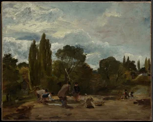 Tröskning av rovkålshuvuden, East Bergholt