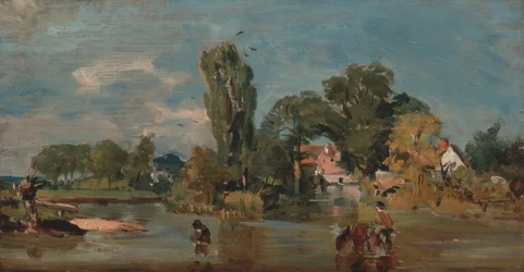 Flatford Mill, mellan 1810 och 1811.