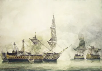 H.M.S. Seger i slaget vid Trafalgar, 1805,