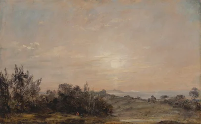 Hampstead Heath ser mot Harrow, 1821 till 1822.