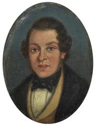Miniatyr: Porträtt av Abram Constable, bror till konstnären