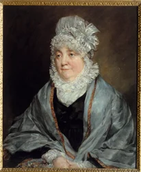 Porträtt av fru Tuder. Målning av John Constable (1776-1837)