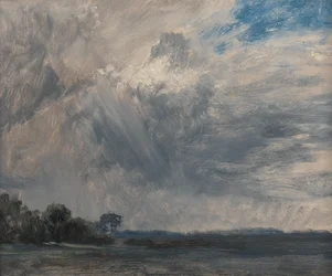 Studie av en molnig himmel