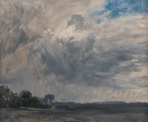 Studie av en molnig himmel, ca. 1825.