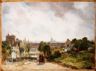 Utsikt över staden London från Sir Richard Steele