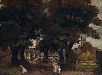 Water Lane, Dedham, c1802, 1911