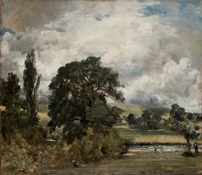 Water Meadows nära Salisbury, 1820-1829