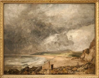 Weymouth Bay Approaching Storm (olja på duk)