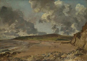 Weymouth Bay: Bowleaze Cove och Jordon Hill, ca. 1817