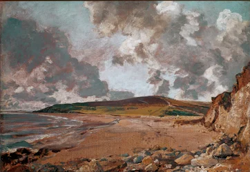 Weymouth Bay-målning av John Constable (1776-1837) 1824 ca. Sol. 53,3x74,9 cm London, Victoria and Albert museum