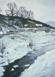 Från Ewegales Bridge, 1998 (gouache)