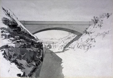 Bokträtunnel, 27 juli 1837 (penna och bläck och tvätt på papper)