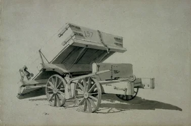 Contractors Tipping Wagon, No.3, 1830-tal (penna & bläck och tvätt på papper)